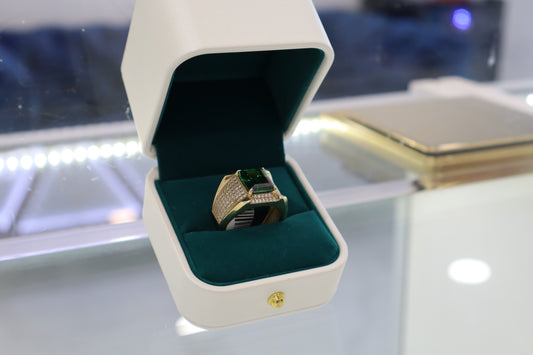 10K Emerald Ring