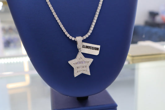 Silver Chain with Star Pendant