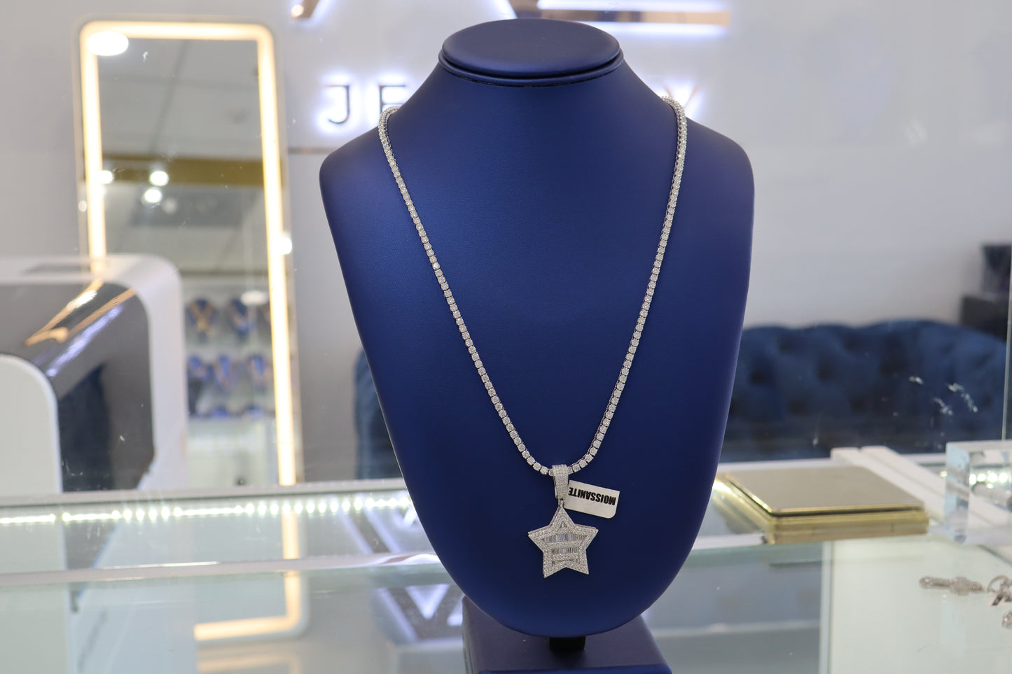 Silver Chain with Star Pendant