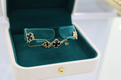 14K Clover Bracelet