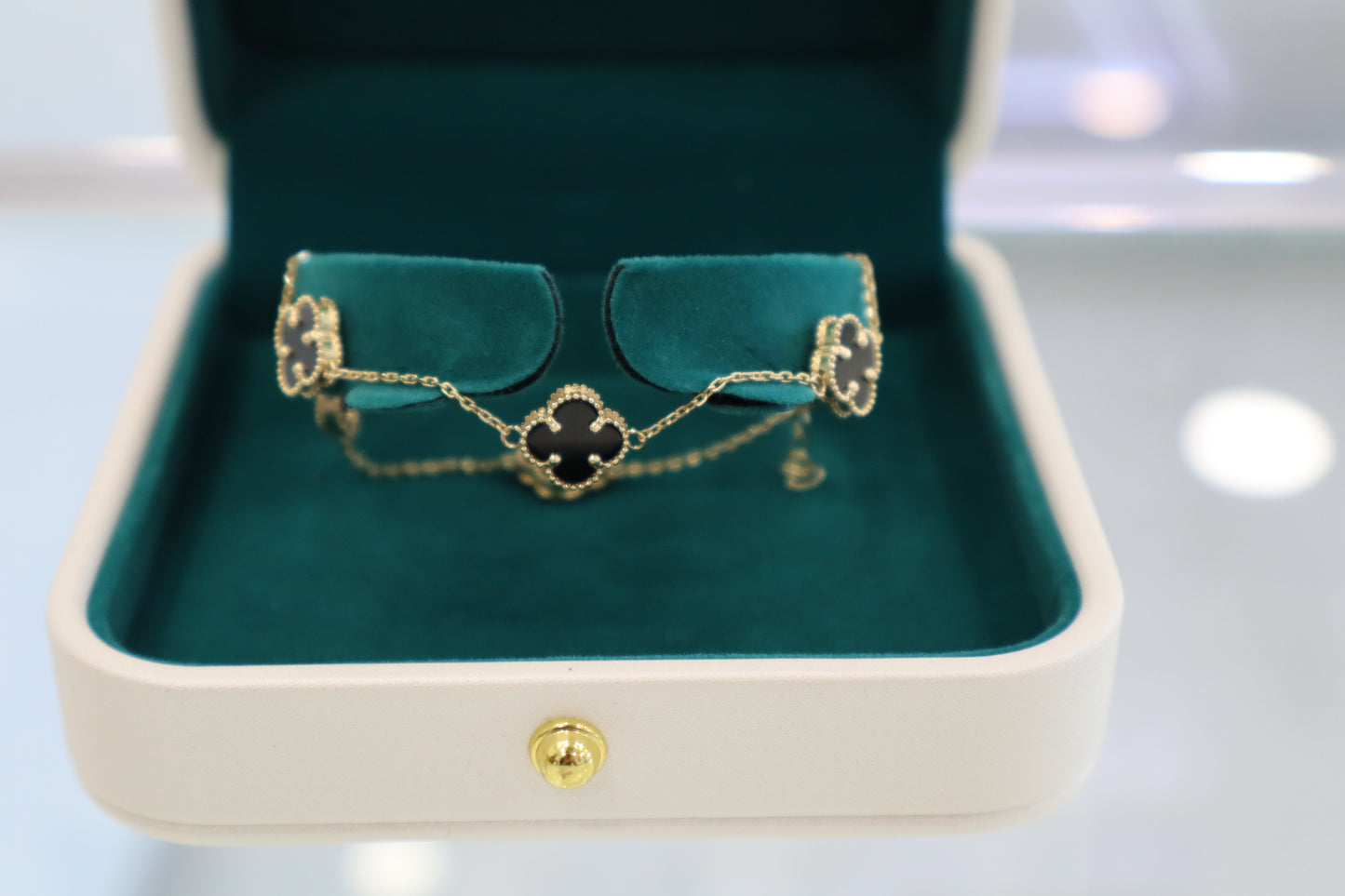 14K Clover Bracelet