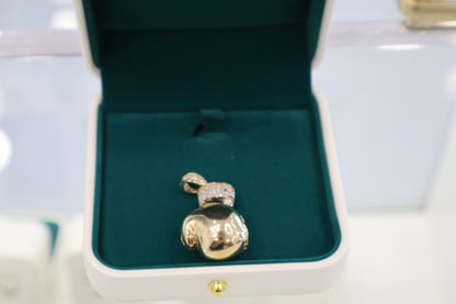 10K Boxing Glove Pendant