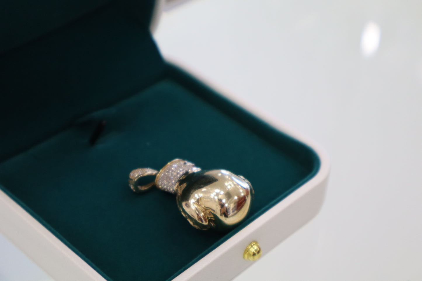 10K Boxing Glove Pendant