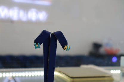 14K Blue Earrings