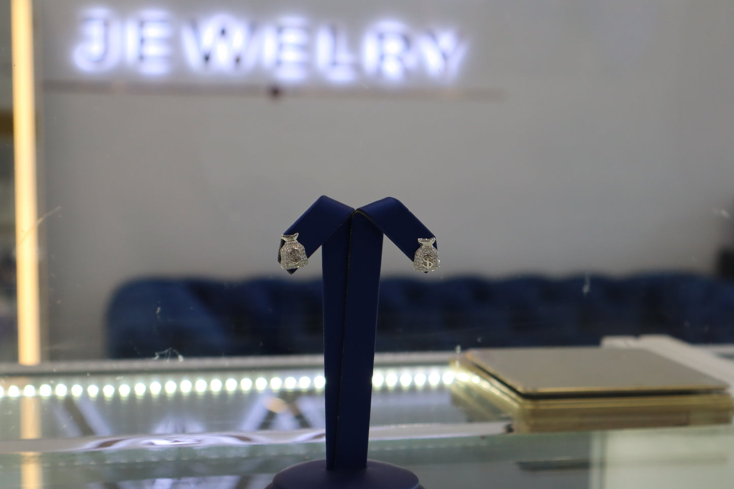 Silver Dollar Earrings