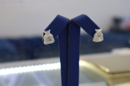 Silver Dollar Earrings