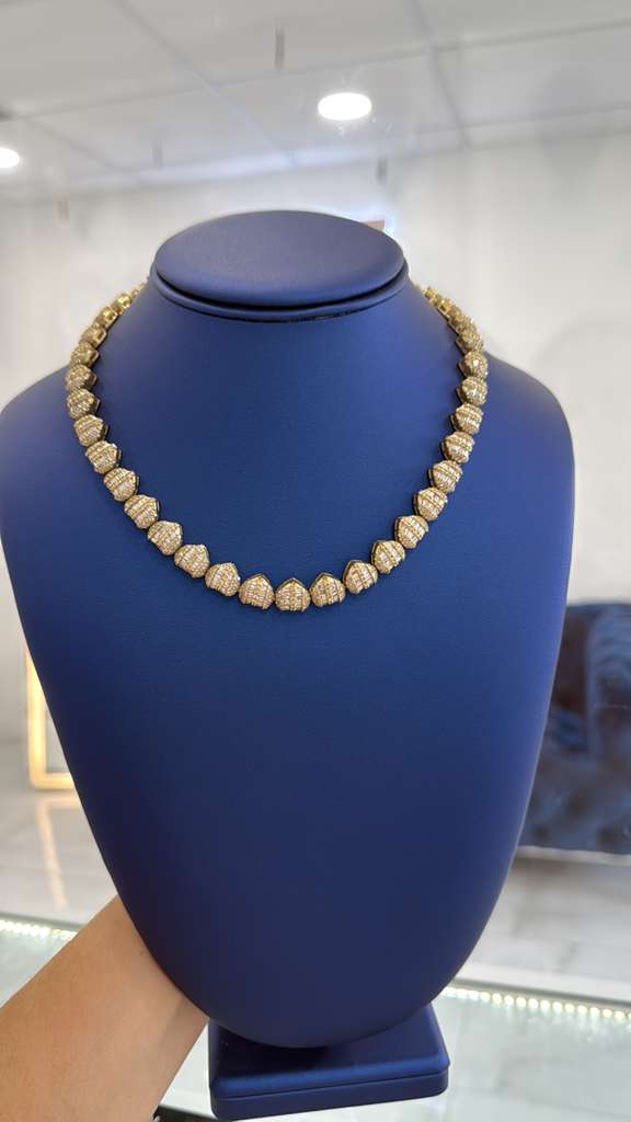 10K Gold Diamond Chain – Natural Brilliance