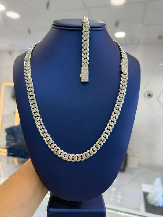 Silver Chain and Bracelet Set